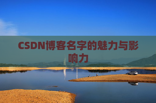 CSDN博客名字的魅力与影响力